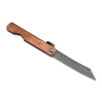 Nóż Higo Irogane Damascus