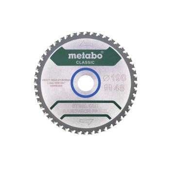 Metabo piła tarczowa FZ/FA 190x30x48z Steel Cut/Sandwich Panel Classic