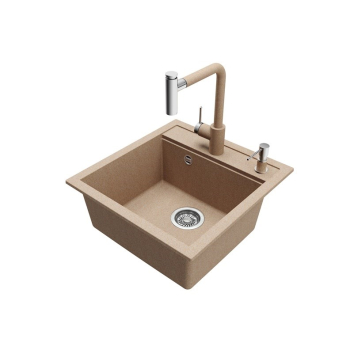 SINK HELIKA WTH KITCH MIX51X49X20 BEIGE