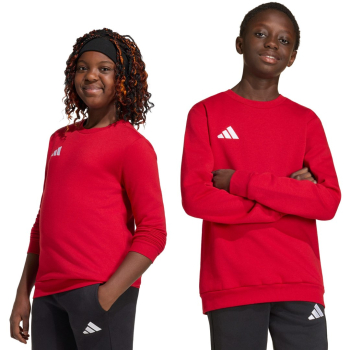Bluza dla dzieci adidas Entrada 26 Sweat Top czerwona JZ6556 164cm