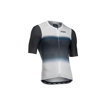 Koszulka rowerowa NORTHWAVE Blade Air Jersey S/s biaĹ‚o czarna - L