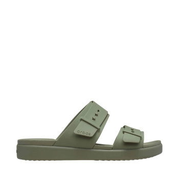 Klapki damskie Crocs Brooklyn Buckle Low zielone 211215 3BX 39-40