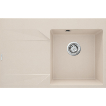 Zlewozmywak granitowy 1-komorowy z ociekaczem - lewy