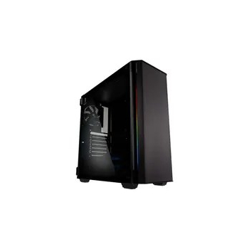 Kolink Refine RGB Mid Tower, Szkło Hartowane - czarne