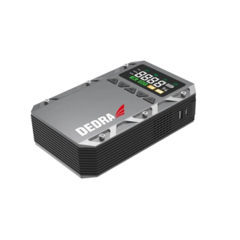 URZĄDZENIE ROZRUCHOWE POWERBANK 12000 MAH LCD, KOMPRESOR