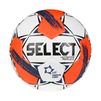 Piłka ręczna Select Ultimate European League Replic 1 v25 EHF biało-pomarańczowa 13521 1