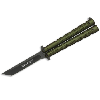 Nóż motylek K25 36249 Balisong Green