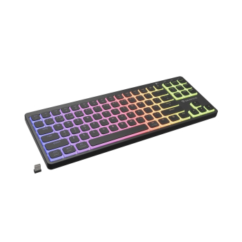 KLAWIATURA DLA GRACZY GENESIS THOR 430 TKL WIRELESS US CZARNA BEZPRZEWODOWA RGB MECHANICZNA OUTEMU P
