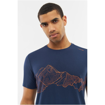 T-shirt męski VIKING Lenta Bamboo Light Man niebieski   XXL