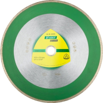 KLINGSPOR TARCZA DIAMENTOWA PEŁNA 250mm x 1,9mm x 30/25,4mm   DT600F CERAMIKA.