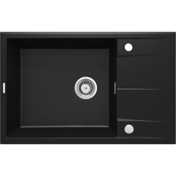 Zlewozmywak granitowy 1-komorowy z ociekaczem ZQE_N11B 5907650874263