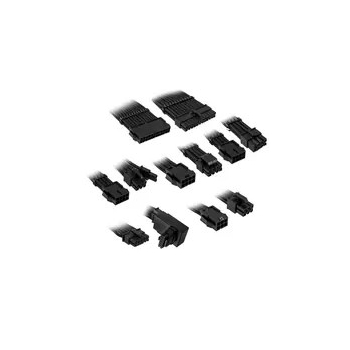Przedłużacz kabla w oplocie Kolink Core Pro 12V-2x6 Typ 1 - Jet Black