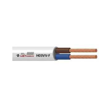 CABLE H03VV-F 3X0.75 WHITE 50M
