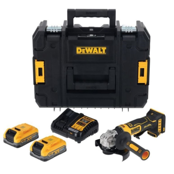 DEWALT SZLIFIERKA KĄTOWA  125mm 18V DCG404S2T 2x3,5Ah BL