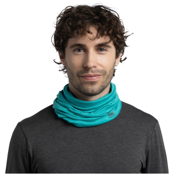 Bandana BUFF MERINO LIGHTWEIGHT SOLID SEA GREEN   one size