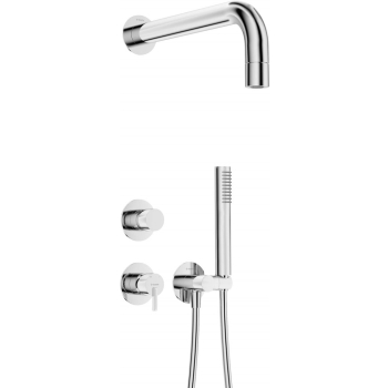 Zestaw prysznicowy podtynkowy z główką prysznicową