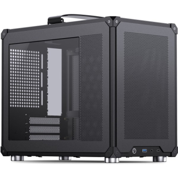 Obudowa PC Jonsbo C6 MAX, Mini Obudowa, Micro-ATX, Szkło Hartowane -