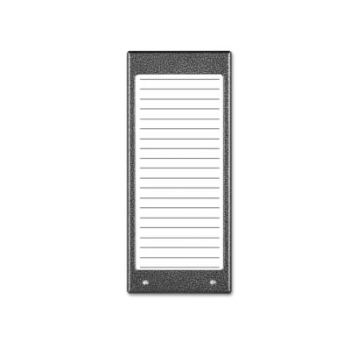 ACO CDN-17N ST (W) Podświetlany panel listy lokatorów (ok. 17 wpisów)