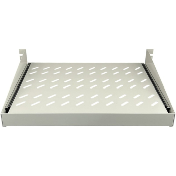 Półka wysuwana 19" 2U głęb. 350mm, kolor szary, 4 punkty mocowania ALANTEC
