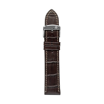 Pasek skórzany Zeppelin brązowy, 20 mm