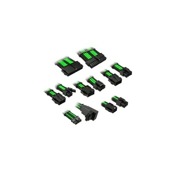 Przedłużacz kabla w oplocie Kolink Core Pro 12V-2x6 Typ 1 - Venom Zielony