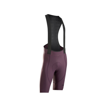 Spodenki rowerowe NORTHWAVE Fast Bibshort bordowe - L