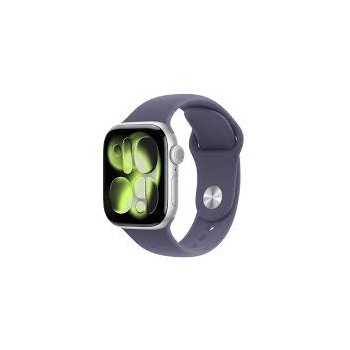 Apple Watch Series 11 GPS 42mm Silver Aluminium Case with Purple Fog Sport Band - M/L