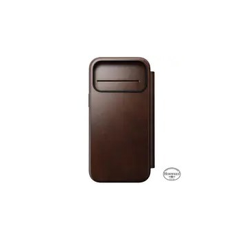 Nomad Modern Leather Folio pokrowiec na telefon komórkowy 16 cm (6.3") Brązowy