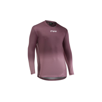 Koszulka rowerowa NORTHWAVE Edge 2 Jersey L/s różowy - L
