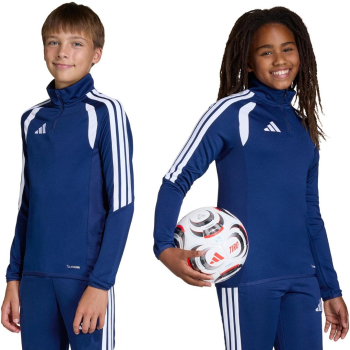 Bluza dla dzieci adidas Tiro 26 League Training Top granatowa JY7165 140cm