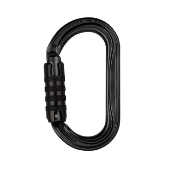 Karabinek ok triact lock czarny PETZL