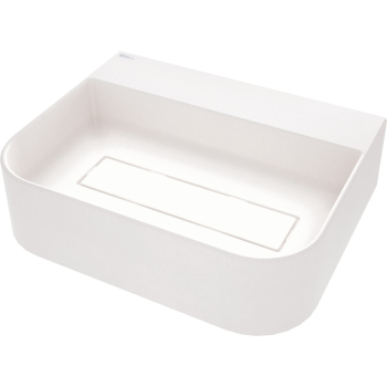 Umywalka granitowa nablatowa z miejscem na baterię - z maskownicą