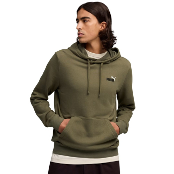 Bluza męska Puma ESS 2 Color Small No.1 Logo Hoodie oliwkowa 684719 81 M