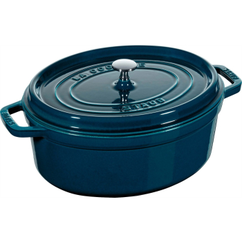 STAUB LA COCOTTE Garnek żeliwny owalny 6.7 ltr, La Mer