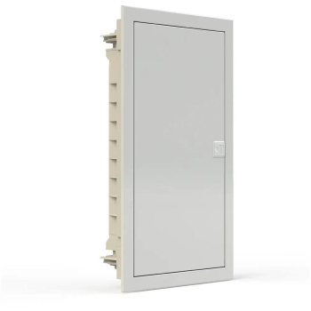 Plastikowa obudowa instalacyjna z drzwiami metalowymi, podtynkowa, IP40, 3 rzędy, 36 modułów Noark PMF 36 107103