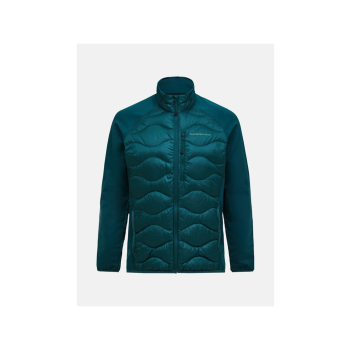 Kurtka puchowa mÄ™ska PEAK PERFORMANCE M Helium Down Hybrid Jacket kolor zielony - M