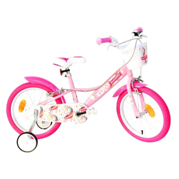 CHILD BICYCL UNICORN 16 77440 WH/PNK