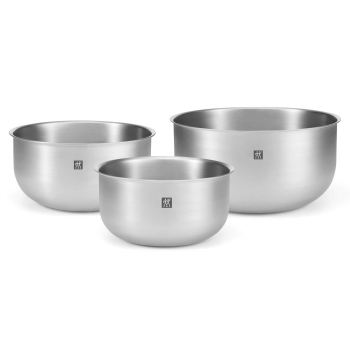 ZWILLING PREP Zestaw 3 misek stalowych - Srebrny 1283175