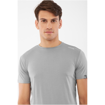 T-shirt męski VIKING Lenta Bamboo Light Man jasno szary   XXL