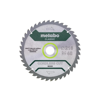 METABO PIŁA TARCZOWA HW/CT 216x30x40z