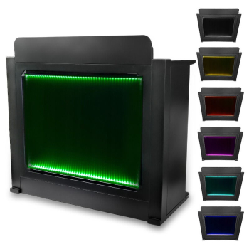 stanowisko DJ z podświetlaną tablicą DNA DJ BOOTH BK