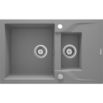 Zlewozmywak granitowy 1.5-komorowy z ociekaczem ZQN_S513 5908212043639
