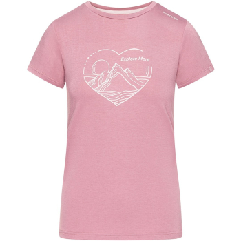 T-shirt damski VIKING Lenta Bamboo Light Lady różowy   XS