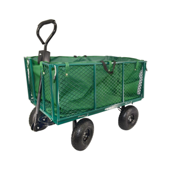 AWTOOLS WÓZEK OGRODOWY TRANSPORTOWY WYSOKI Z POKROWCEM 300kg