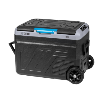 Profesjonalna lodówka turystyczna kompresorowa TEESA z funkcją mrożenia 50L DC12/24 AC 230V, duże koła i solidna rączka , Bluetooth, możliwość zasilan