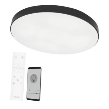 Lampa sufitowa Boston 2x60W D80RC LED czarna