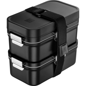 ZWILLING FRESH & SAVE 2 Próżniowe lunch boxy, czarny