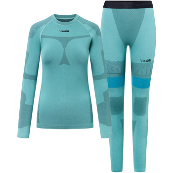 Bielizna damska VIKING Volcanica Lady Set turkusowa   S