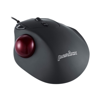 Mysz przewodowa Perixx PERIMICE 517 laserowa trackball 34mm czarna