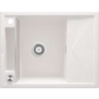 Zlewozmywak granitowy magnetyczny 1-komorowy z ociekaczem ZRM A11A 5907650874881